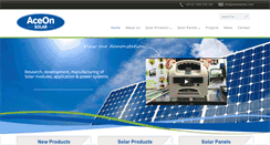 Desktop Screenshot of aceonsolar.com
